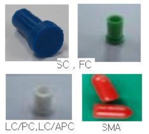 d001~d004: 페룰켑 광커넥터 (OPTICAL Connector CAP) SC, FC, ST(1pack - 200ea)